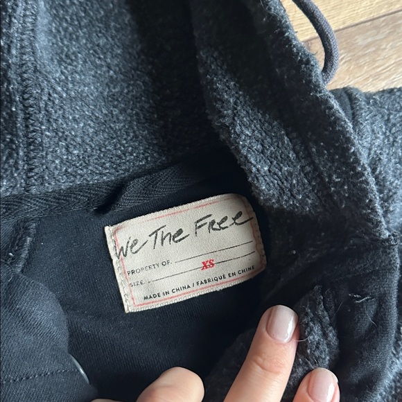 Free People x We The Free Sadie Surplus Slouchy Longline Knit Jacket x small. - Picture 5 of 5